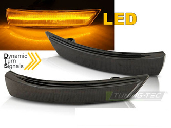 Indicatoare de oglinzi laterale noi FORD FOCUS MK2 MK3 08-17/ MONDEO MK4 10-14 SEQ LED SMOKE