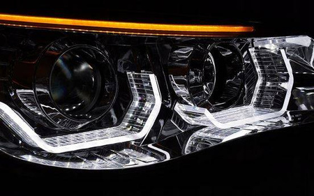 Led faruri cromate pentru Bmw E60 E61 03-07