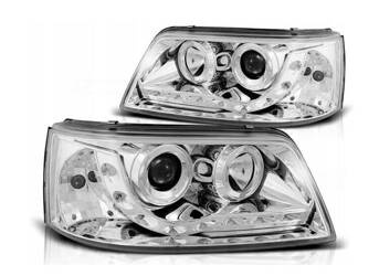 Lampe + motoare cromate noi pentru VW t5 03-09