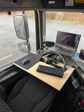 Masă de volan Scania Renault T Magnum Premium MAN Ford F-max din lemn.