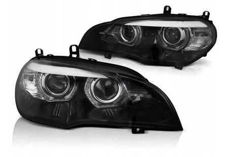 Lămpi Full Led negru pentru Bmw X5 E70 07-13 Xenon D1S