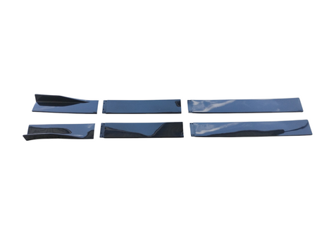 SKODA OCTAVIA MK4 Plăci de prag negru lucios