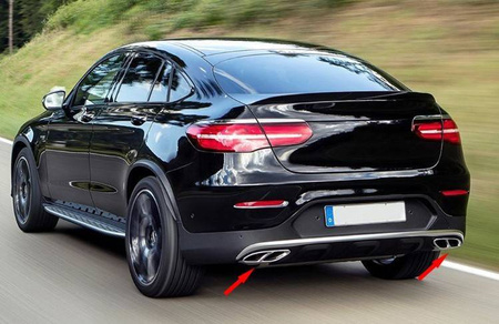 CAPACE DE CAPĂT DE AMORTIZOR MERCEDES NEGRU