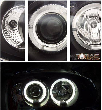 Faruri VW Golf III BLACK RINGI