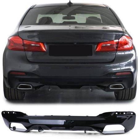DIFUZOR BMW G30/G31 SEDAN/TOURING 17- NEGRU PIAN