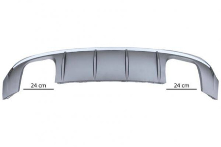 DIFUZOR PENTRU AUDI A3 8V 16-19 SEDAN LOOK S3 STD