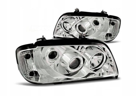 Lămpi Mercedes W202 Clasa C 93-00 cu lentilă cromată