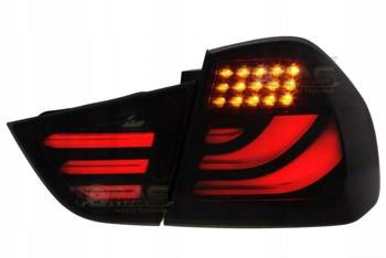 BMW E90 08-11 fum negru fum negru LED BAR lumini