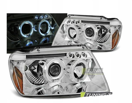 Chrysler Jeep Grand Cherokee lămpi cu lentile cromate