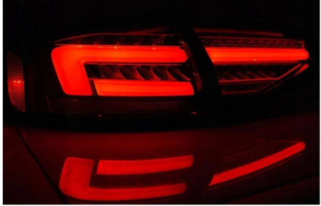 Diode secvențiale cu fum roșu pentru Audi A4 b8 12-15 sedan