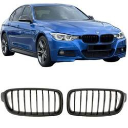 GRILAJ BMW F30 F31 11-18 CU O SINGURĂ LAMELĂ NEGRU LUCIOS