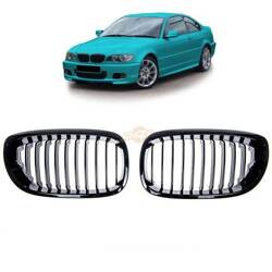 GRILĂ BMW E46 COUPE CABRIO 03-06 SINGLE GLOSS BLA