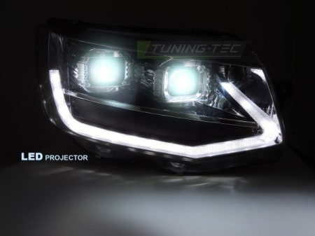 LED TUBE LIGHT BLACK DRL SEQ faruri pentru VW T6 2015-2019