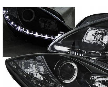 Faruri Seat Leon Altea 09-12 Negru Lumina zilei