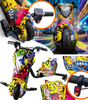 SCOOTER ELECTRIC GO-KART TREI ROȚI VEHICUL SKATEBOARD DRIFT SCOOTER Afișaj LED claxon reglabil BLUETOOTH PENTRU COPII TINERI