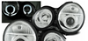 Faruri mercedes w210 95-99 e-class inel cromat