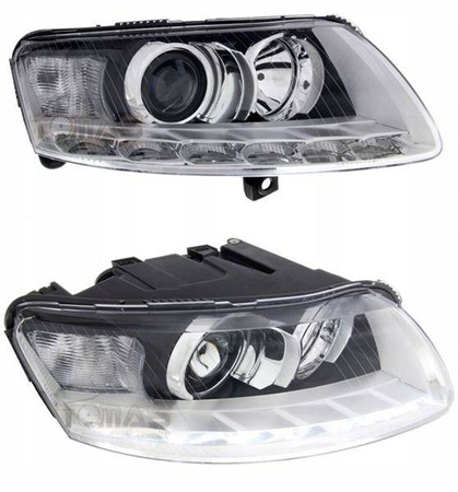 Faruri Audi A6 C6 CHROM Audi A6 C6 CHROM lumini de zi RL