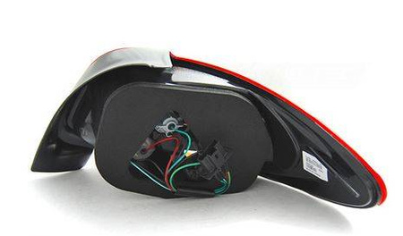 Lămpi LED Peugeot 206 98 - bară led roșu alb