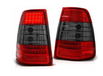 LED lumini spate MERCEDES W124 KOMBI 85-95 RED SMOKE