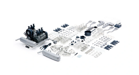 Haynes PORSCHE 911 BOXER model pliabil cu motor cu ardere internă PORSCHE 911 BOXER