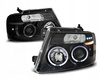 Faruri Ford F150 mk 11 mk 11 04-08 angel eyes negru