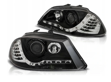 Faruri Seat Ibiza 6l 02-08 Negru Led