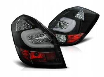 Skoda Fabia II 07-13 negru a condus lămpi de bară negru