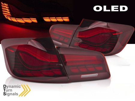 OLED roșu LED lumini spate pentru BMW F10 10-16