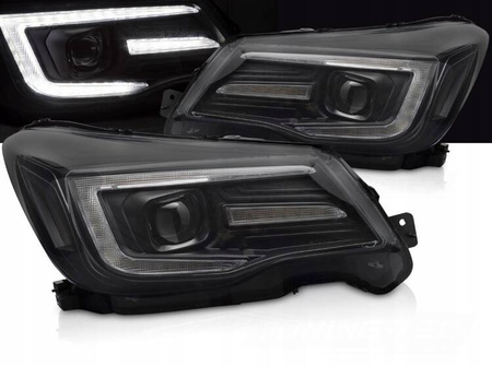 Faruri cu LED-uri negre pentru Subaru Forester IV 13-18