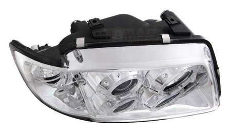 Faruri Audi A3 8L inele cromate