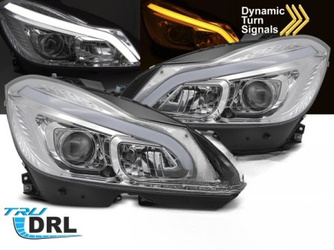 Faruri Faruri cu LED Mercedes C-Class W204 Indicator dinamic de direcție
