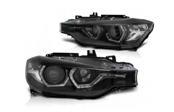 Lămpi Bmw F30 F31 11-15 Led negru Drl Xenon Afs