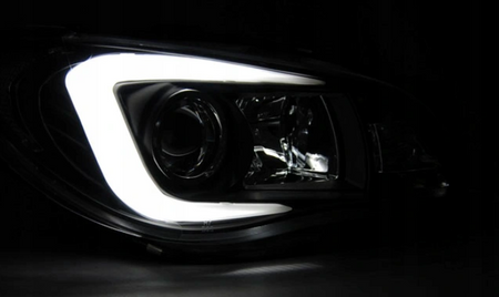 Subaru Impreza Ii Gd 06-07 negru Tube negru lămpi cu LED-uri