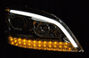Mercedes W164 Ml M-Class 05-07 Chrome Led Seq