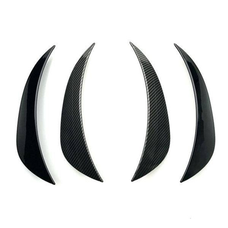 FLAPSURI SPOILER MERCEDES W205 AMG PACHET NEGRU