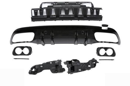 DIFUZOR MERCEDES W205 LOOK C43 AMG CROM