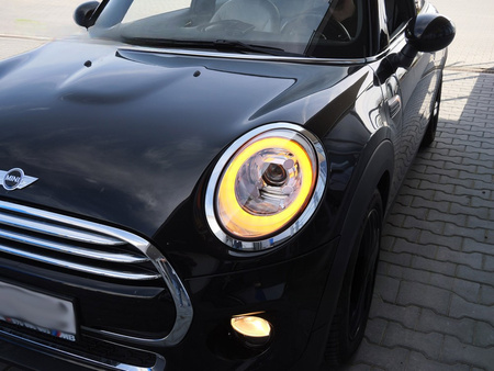 Tub de lumină Chrome LED DRL faruri pentru MINI Cooper F55 / F56 / F57 2014-2017