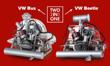 Porsche 911 TURBOMOTOR - model de motor pentru asamblare