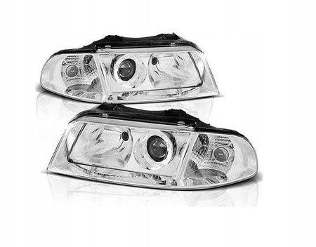 Faruri Audi A4 B5 lift 99-00 lentile lenticulare după facelift