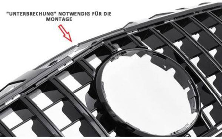 GRILĂ MERCEDES W218 CLS 11-14 PANAMERICANA AMG BLK