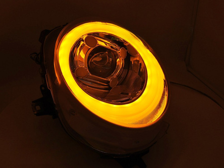 Tub de lumină Chrome LED DRL faruri pentru MINI Cooper F55 / F56 / F57 2014-2017