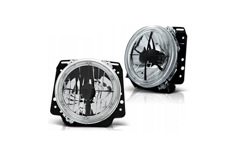 Lămpile Vw Golf Ii 2 Ringi Chrome Extern. Cu Crucea Fk