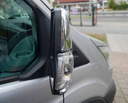 Huse oglinzi laterale pentru FORD TRANSIT 2013- | ABS | crom