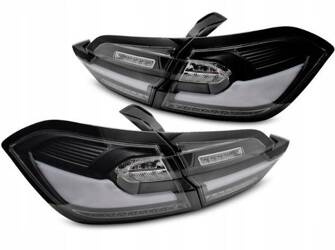 Lămpi LED Ford Fiesta mk8 viii 17-21 led bar negru dinamic