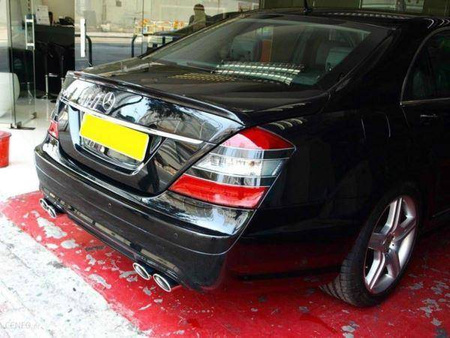 SPOILER MERCEDES W221 06-11 TRUNCHI ABS NEGRU LUCIOS