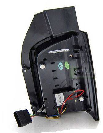 Lămpile cu LED-uri Vw T5 03-09 Negru Full Led Dts