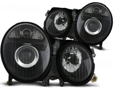 Faruri Mercedes W210 E-Class 99-02 negru
