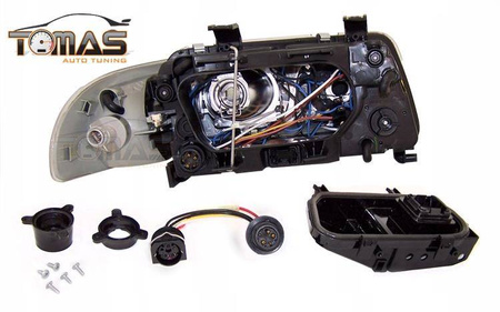 Faruri Audi A4 B5 BLACK RINGI