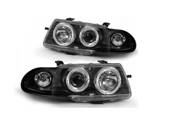 Lămpi noi Opel Astra F 91-94 Lentile inelare Negru
