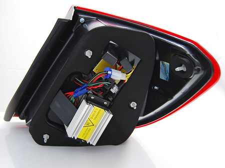 Lumini spate Mercedes W204 07-10 combo fum roșu